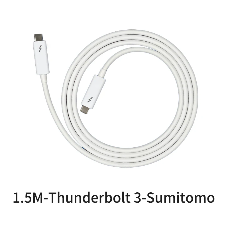 Active Intel Certified 40G 100W Thunderbolt 3/4/USB4 Dual-head Type-c HD 8K Data Cable For WERO Sumitomo Electric lintes ODM