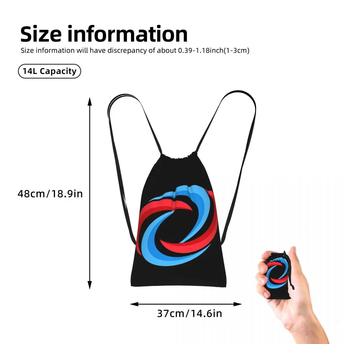 Henry Danger Drawstring Backpack Sports Gym Bag Portable Travel Drawstring Bag for Men Women