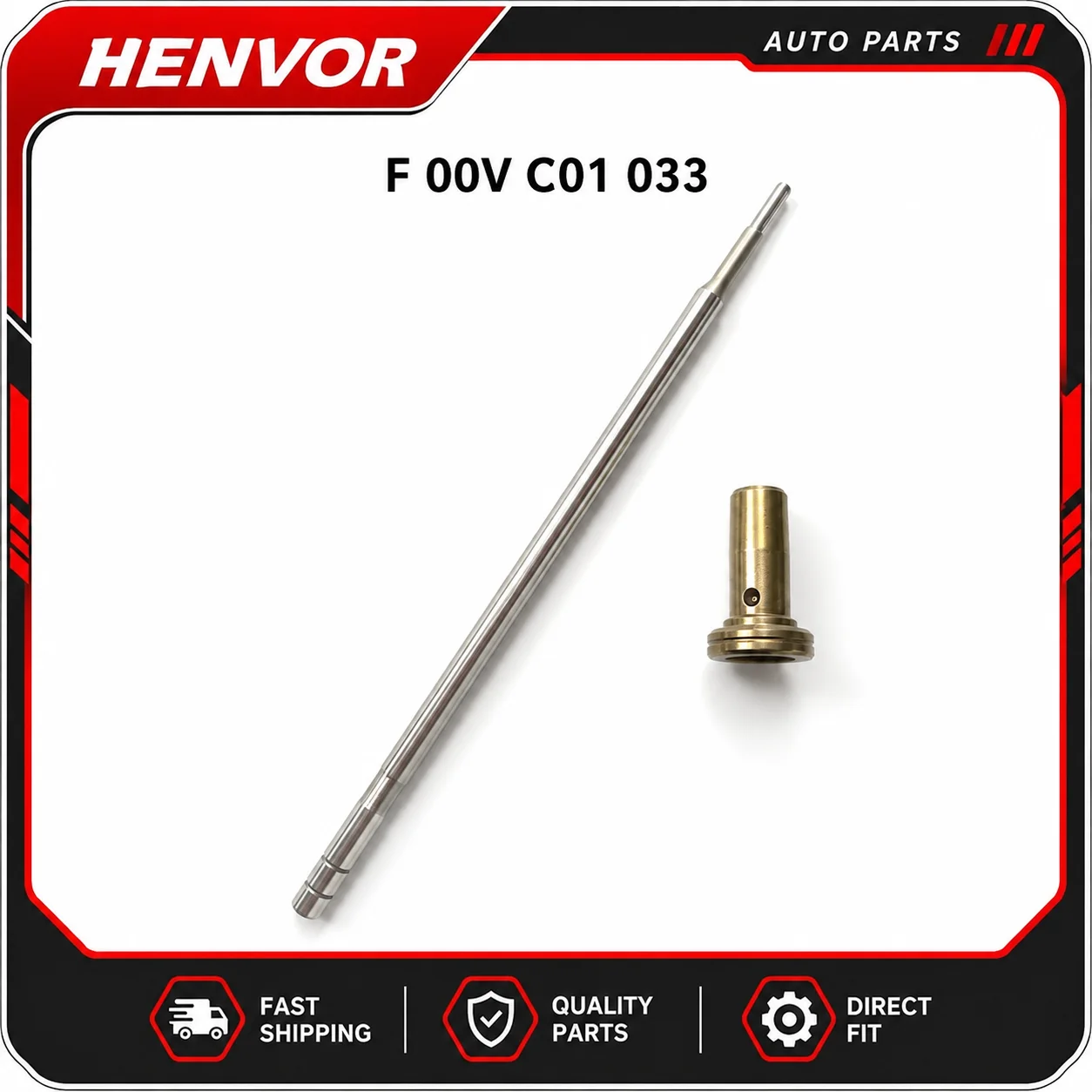 Common Rail Valve F00VC01033 High Quality Diesel Fuel Injector Control Valve for Auto Injection System
