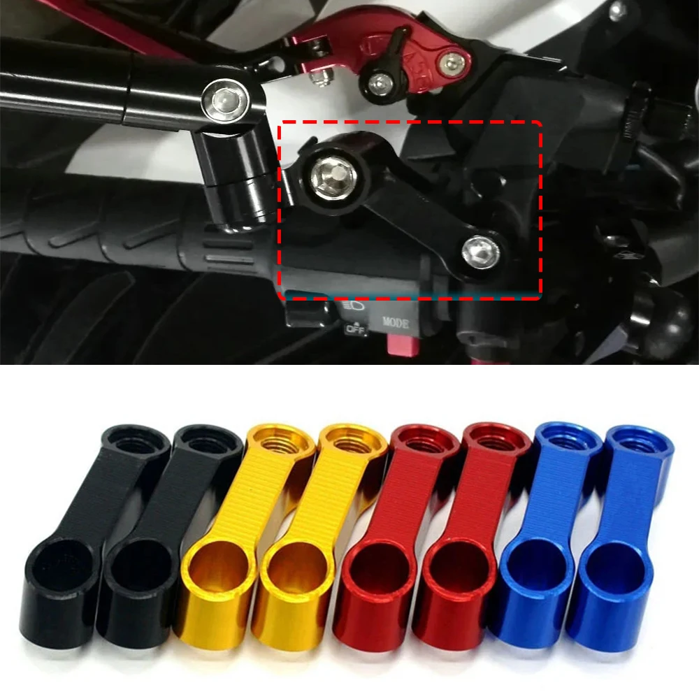 Motorcycle Accessories Universal Rearview Mirrors Extension Riser Extend Adapter For YAMAHA FZ1N FZ6N FZ8N XJ6N NMAX155 N-MAX155