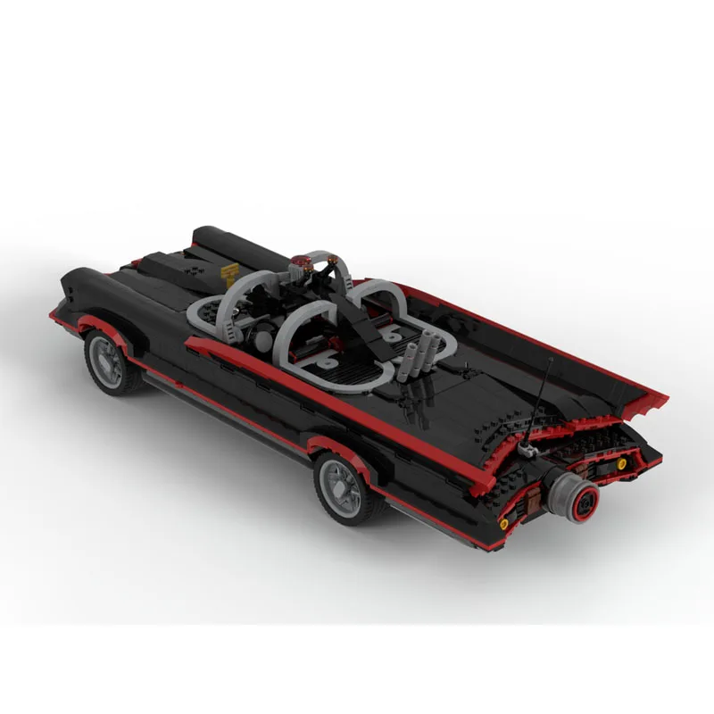 MOC- 198182   Klassieke film Bat Roadster Racing bouwsteenmodel 2622 onderdelen jongen kinderen verjaardag bouwstenen speelgoed cadeau