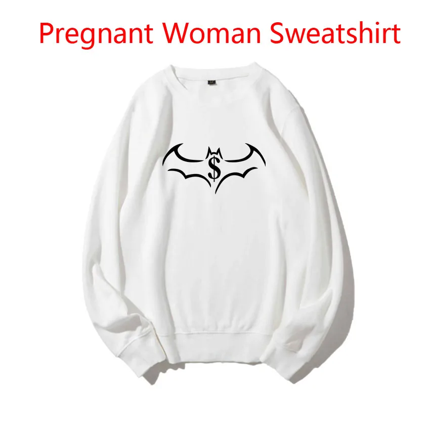 

Maternity Women Sweaters Funny Cartoon Bat Pattern Print Spring Autumn Pullover Pregnant Woman Sweatshirt Postpartum Can Wear