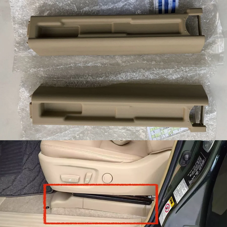 

1 шт. левая/правая накладка на направляющую первого сиденья, раздвижная направляющая капот для Toyota Prado LC150 2010-2020 71139-0G010-E0/71149-0G010-C0