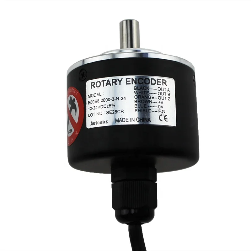 solid shaft incremental encoder  E50S8-2000-3-N-24  rotary encoder