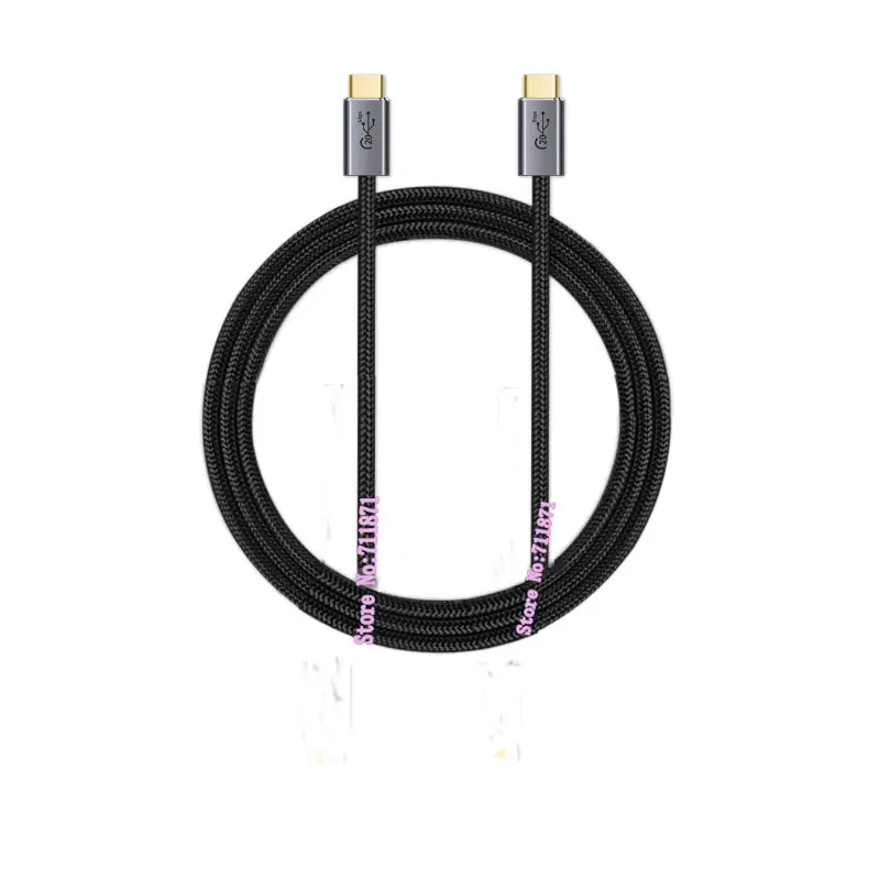 Cable de datos de carga rápida, 5A, 100W, 20Gbps, GEN2, USB3.2, tipo C, compatible con Cable de vídeo 8K