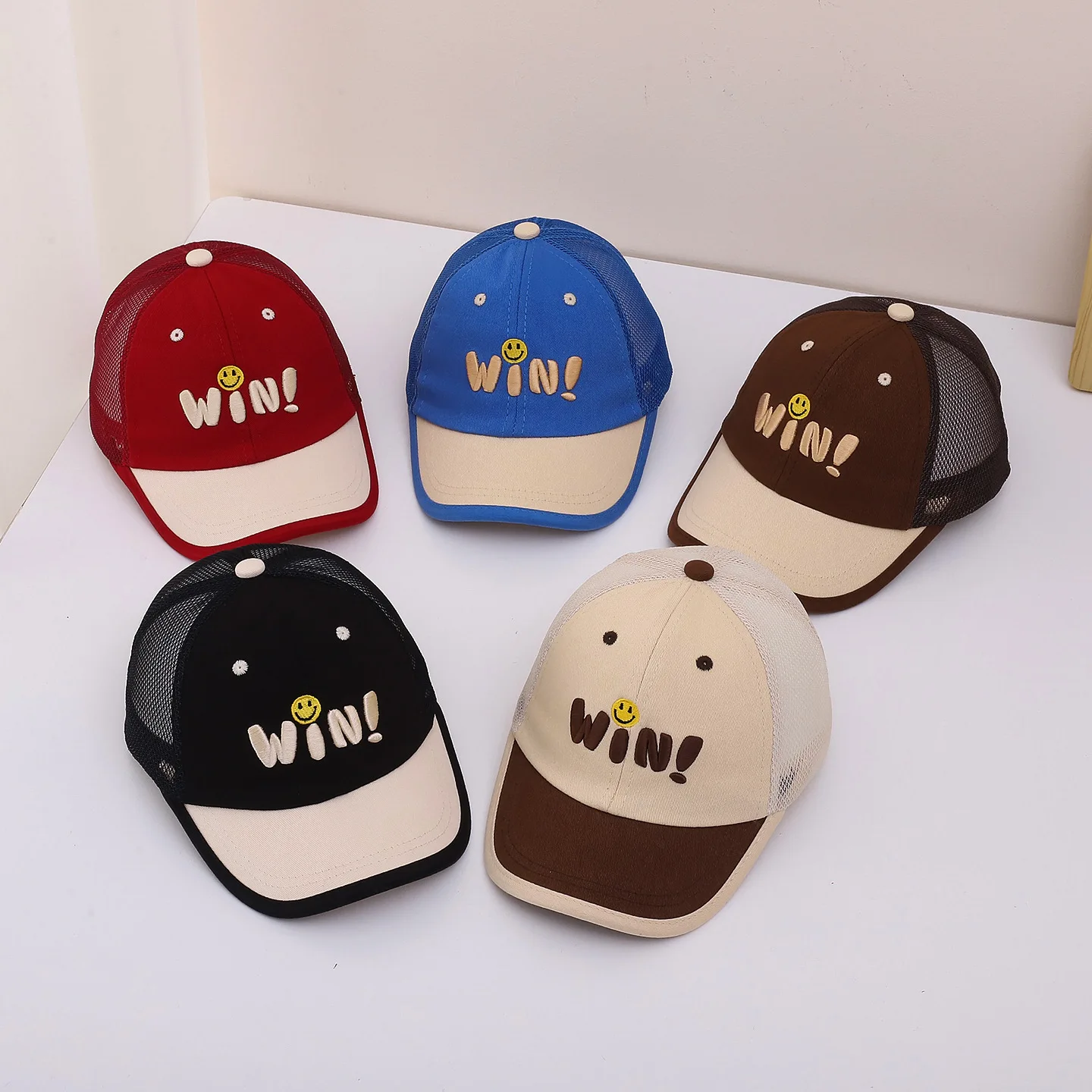 bone-infantil-de-malha-para-meninos-casual-e-versatil-chapeu-de-bico-de-pato-novo-bone-de-beisebol-bordado-com-letras-para-o-verao-protecao-solar