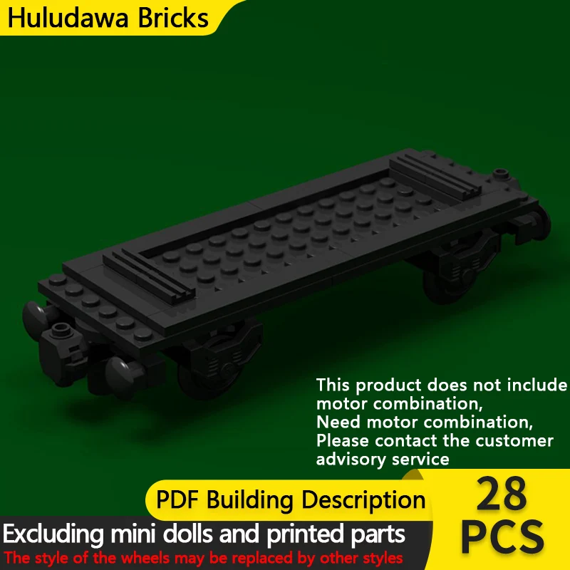 

Модель городской автомобиль MOC, строительные кирпичи, железная дорога, грузовой контейнер, вагон, модульная технология, детские праздничные подарки, сборные игрушки, костюм