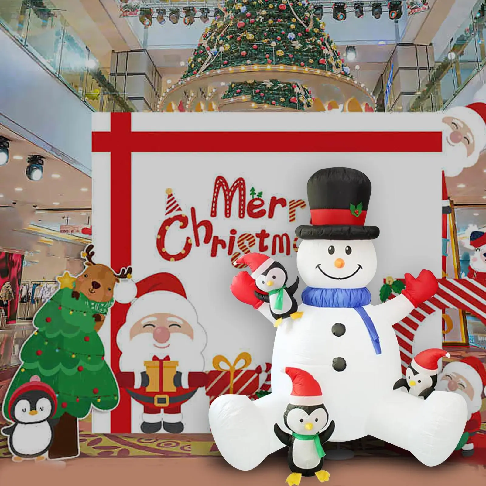 Christmas Inflatable Snowman Outdoor Decorations for Outdoor Holiday Xmas
