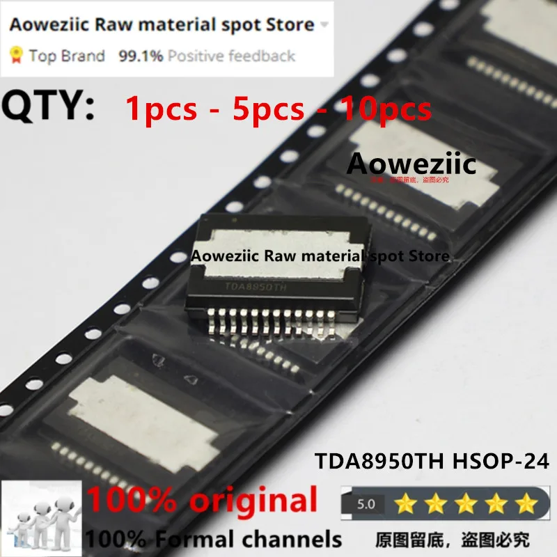 Aoweziic  2023+ 100% New Imported Original TDA8950TH  TDA8950  HSOP-24 Audio Amplifier Class 340W D