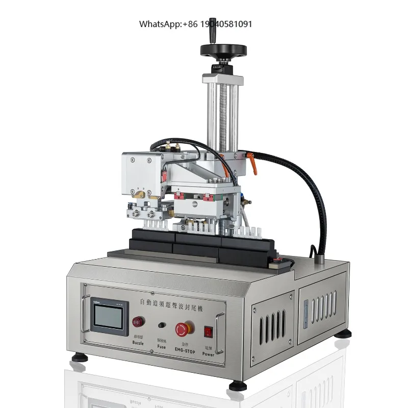 Easy to Operate Ultrasonic Continuous Tube Sealer Machine for Plastic Hoses