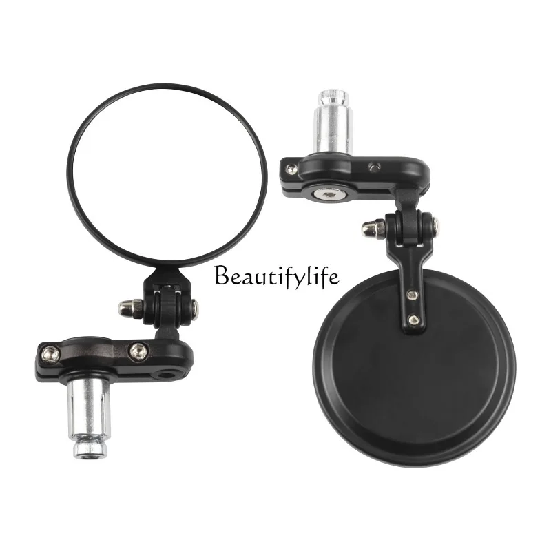 High-quality metal motorcycle accessories modified retro folding handle rearview mirror