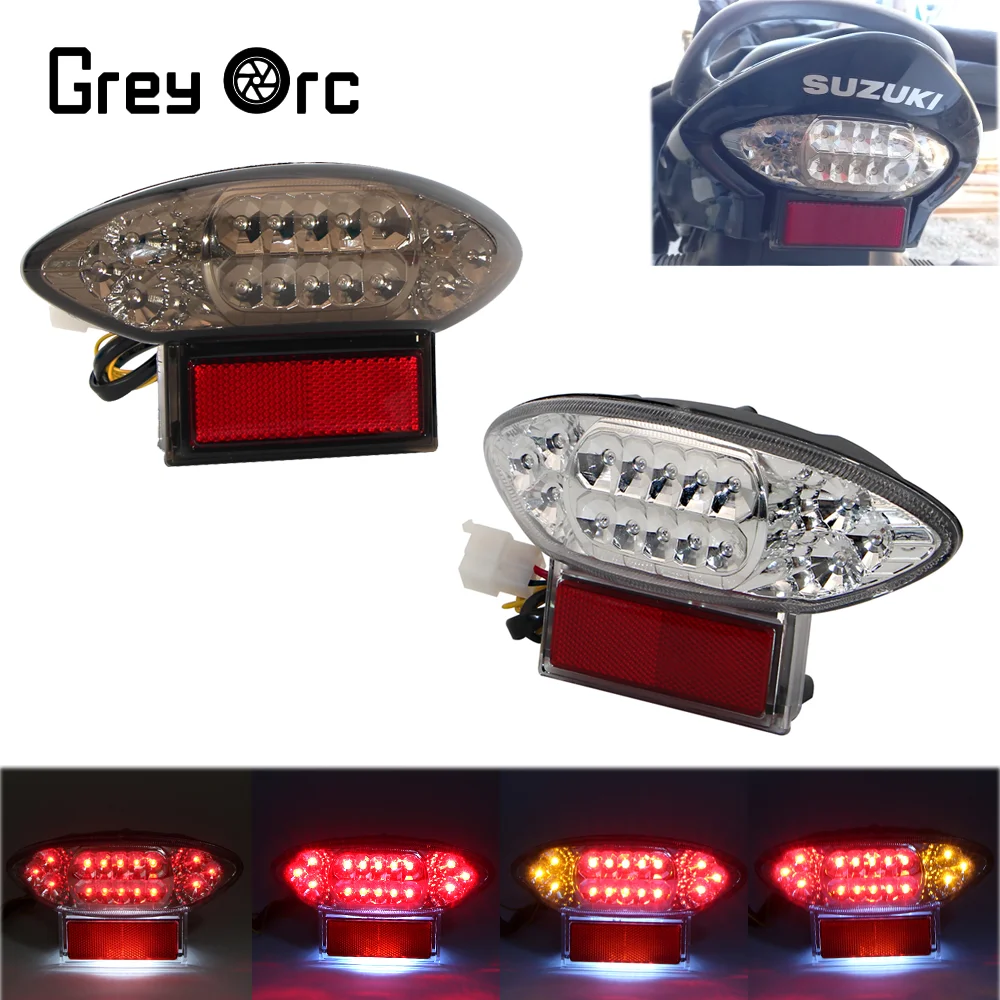 

Motorcycle LED Taillight Turn Brake Light Assembly For Suzuki Hayabusa GSX 1300R 1999-2007 GSX F600 750 1998-2006 Accessories