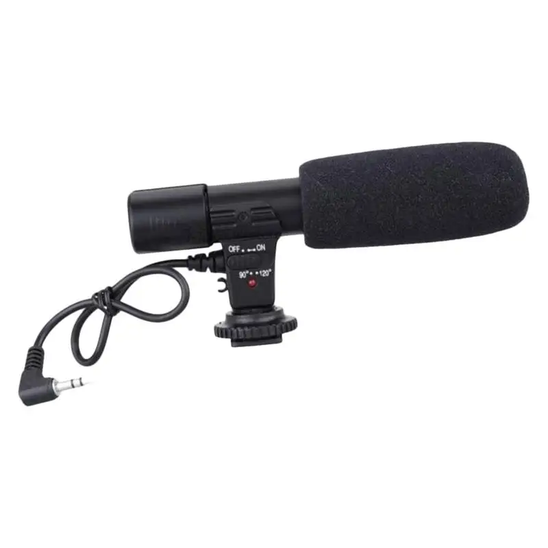 

1PC Handheld Interview Microphone Recording Mic Ffor Video DSLR Camera Camcorder 5D3mic High Quality Microphone Portable