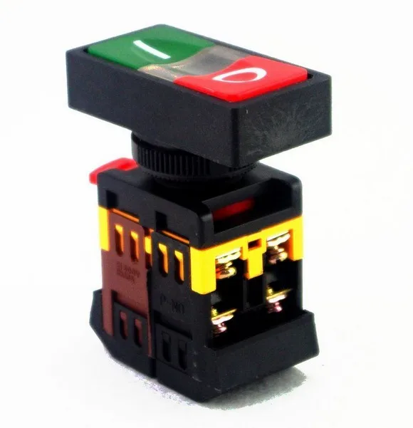 Start-stop Button Switch And Indicator Pilot Lamp 24V 22mm Mounting Hole