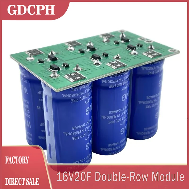 

Good Price 16V20F GDCPH Super Farad Capacitor 2.7V120F*6 Automotive Rectifier Supercapacitor Backup Power Supply Module