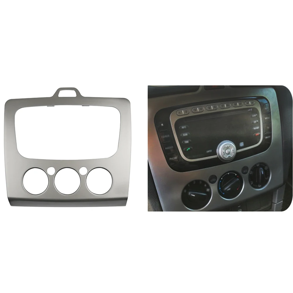 

Double 2 Din Radio Fascia for Ford Focus MK2 2005-2011 Stereo Player Panel GPS DVD Installation Mount Trim Kit Navigation Frame
