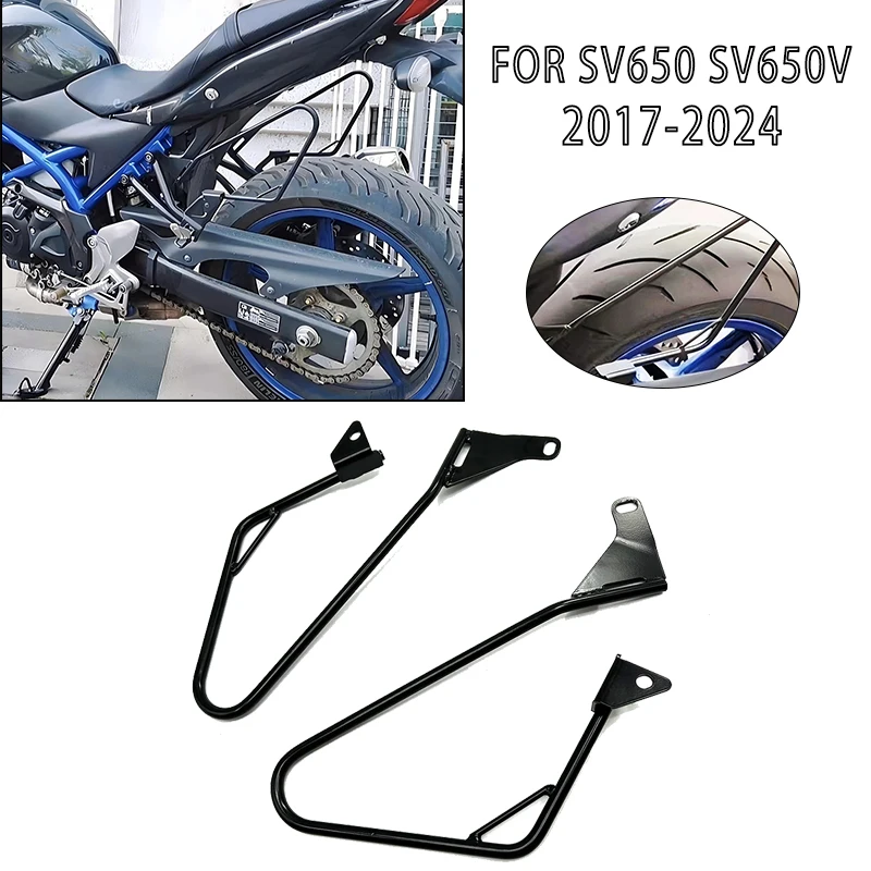 Luggage Racks For SV650 SV650X SV 650 2017 - 2024 Side Bag Mounting Bracket Saddle Bag Bracket Support Holder