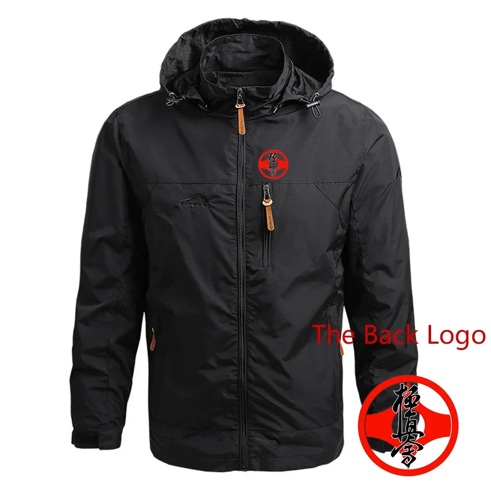 

Kyokushin Karate 2024 Men's New Casual Winter Waterproof Jacket Windbreaker Fashion Coat Zipper Hoodies Outerwear Tops Clothing