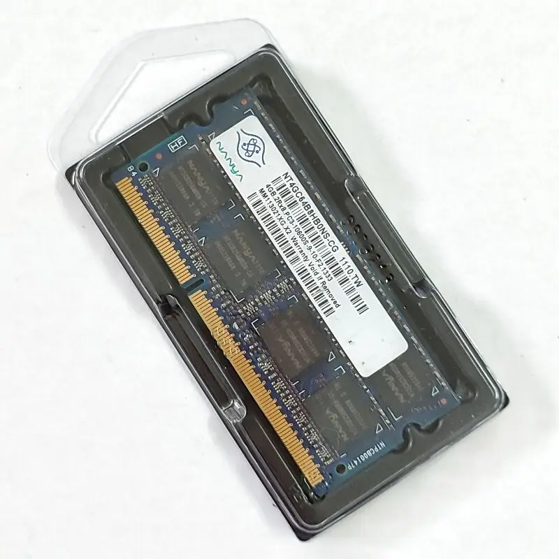 Nanya  RAMS DDR3 4GB 1333MHz laptop memory  ddr3 4GB 2RX8 PC3-10600S 204pin SODIMM notebook 1.5V