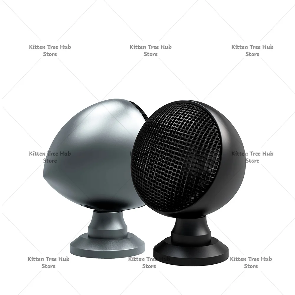 1 Pair Car Tweeter Speaker  Auto Horn Pod Holder Stand Cup Mount Aluminium Alloy Holder Bracket Compatible With 40/50 Treble