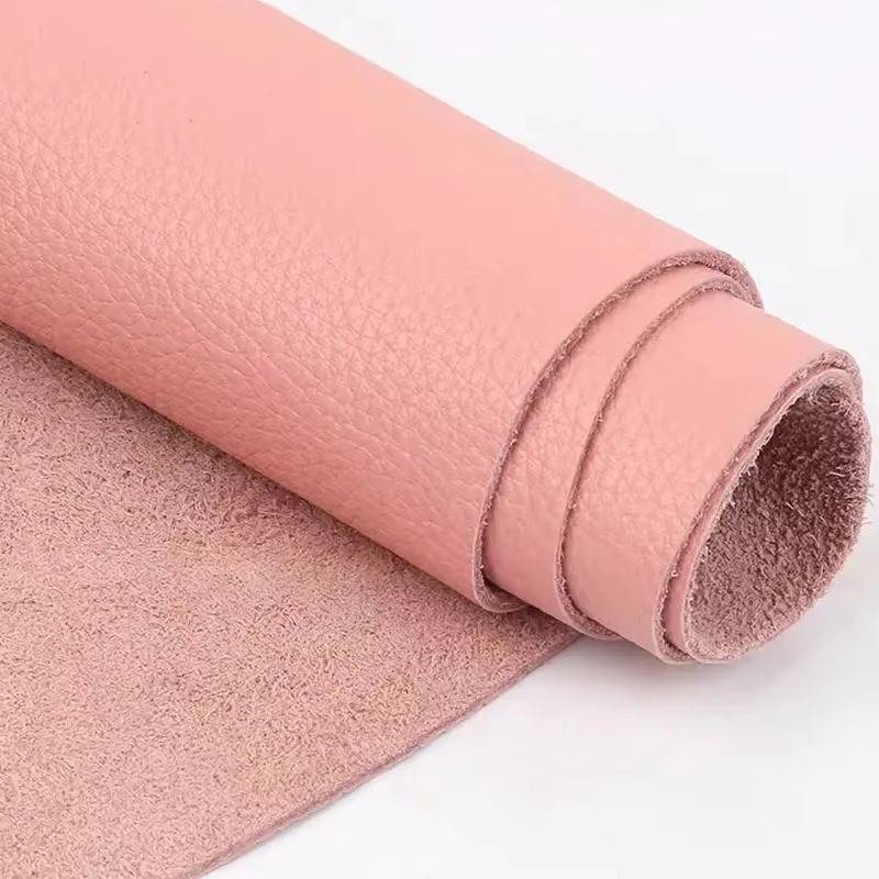 acessorios-de-carteira-de-couro-genuino-pele-de-vaca-natural-material-de-couro-rosa-vermelho-laranja-couro-de-couro-de-primeira-camada