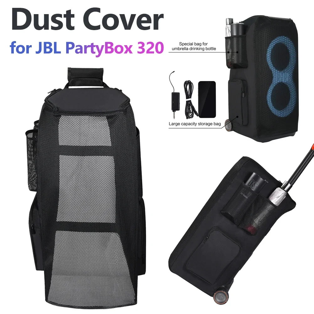 

Outdoor Dust Protection Case Multifunctional Speaker Protective Case Scratch Resistant for JBL PartyBox Stage 320 Speaker