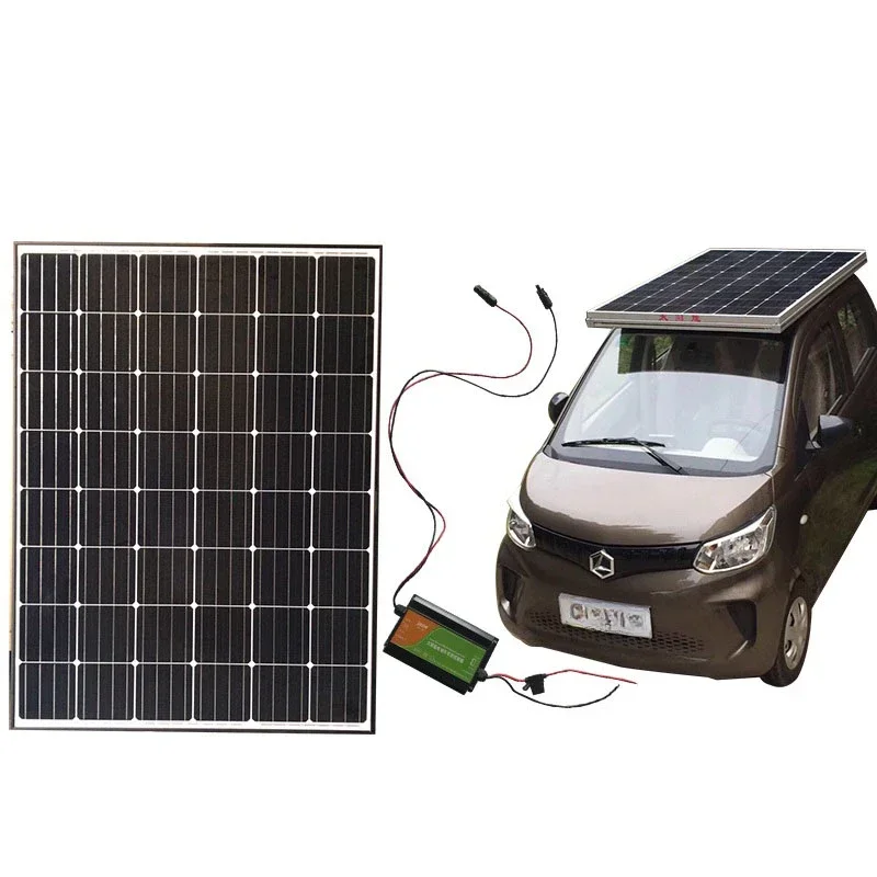 

Car solar panel 48V60v72 volt electric vehicle charging board boost charging controller roof power generation