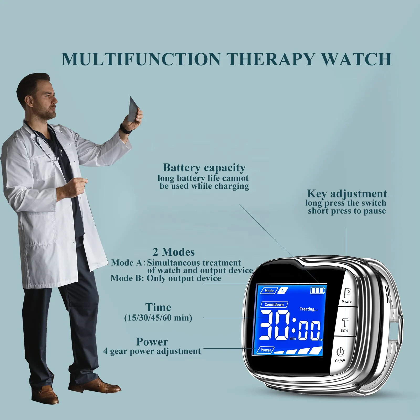 Professional Laser Medical Equipment | Soft Laser Light Therapy for Hypertension Otitis Media