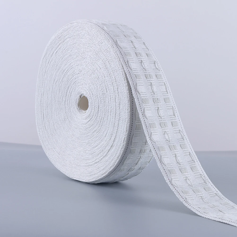 

50M Curtain Strap Cloth Belt Accessories Window Drawstring Tape Non woven Pleat Polyester Cotton DIY Home Decor Curtains