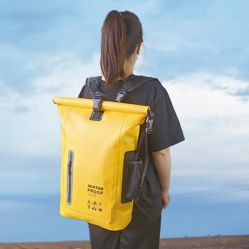 Mochila flutuante impermeável para homens e mulheres, saco seco para caiaque e natação de barco