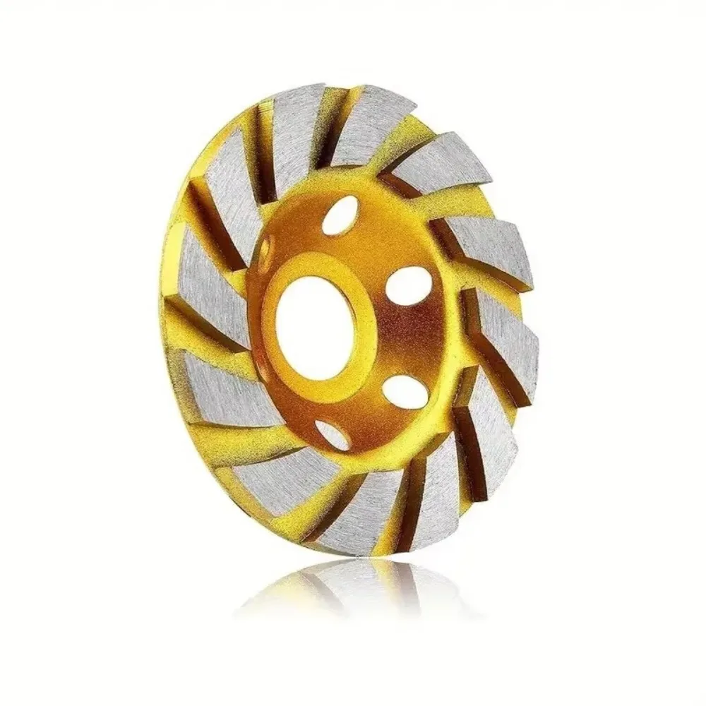 

New 100mm Diamond Grinding Disc Wheel 12 Segs Heavy Duty Grinding Cup Wheel Angle Grinder Tool