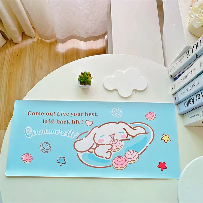 

Sanrio Kawaii Kuromi Hangyodon Table Mat Girl Heart Cartoon Cute Anime HelloKitty Cinnamoroll Children Dining Table Mat Kid Gift