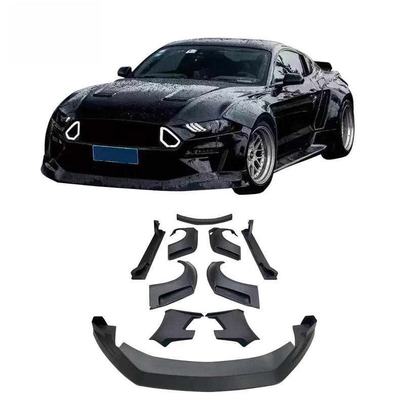 High Quality CD Style FRP Body Kit Fit for S‑Series 2018‑2020 Front Lip Side Skirt Wheel Eyebrows Exterior Tuning Accessories