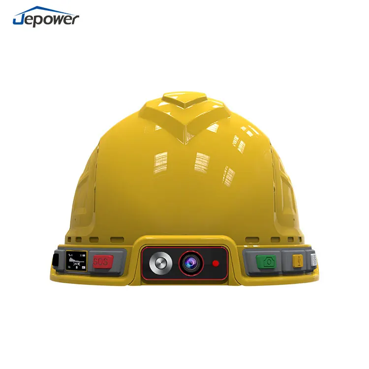 5G Smart Safety Helmet with AI Voice Control & Vital Signs Monitoring, National Safety Certified, Multi-Alert Functions