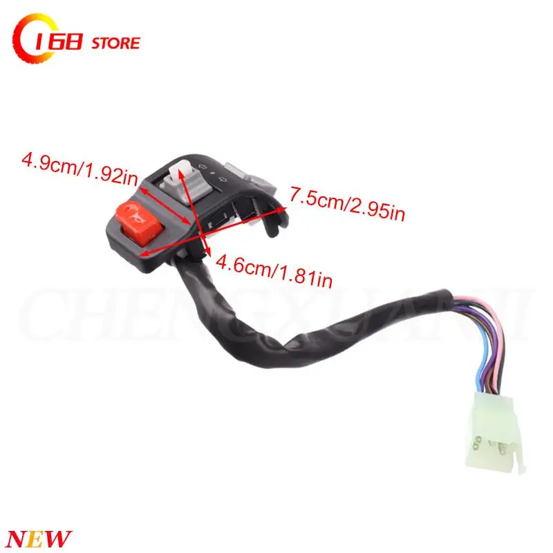 NEW Handlebar Controller Switches for Electric Bike Scooter Signal Electric Fog Light Horn ON-OFF Button Switch