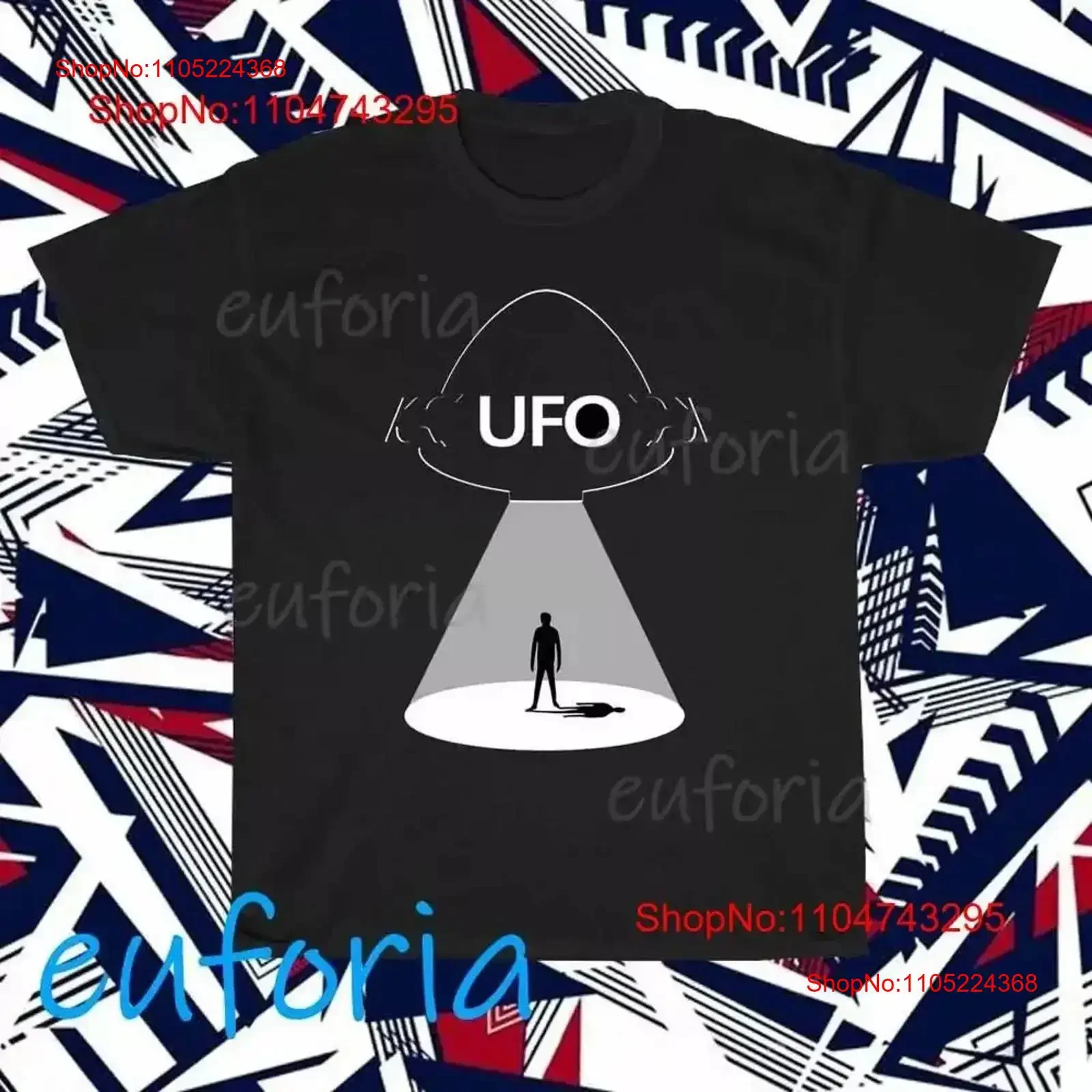 تي شيرت جديد Shado Ufo شعار مضحك مقاس S إلى 5XL عتيق مغسول أوم متعدد الاستخدامات للارتداء اليومي مريح عتيق مغسول #1