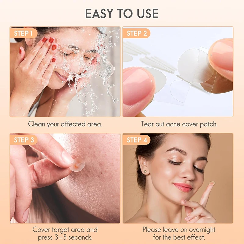 128개/세트 여드름 패치 다채로운 투명 여드름 제거 스킨케어 스티커 컨실러 얼굴 잡티 미용