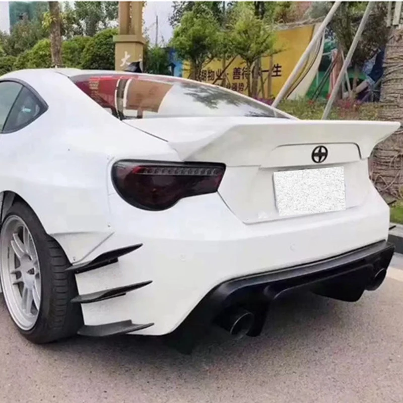 Para 2012-2017 Toyota 86 GT86 Subaru BRZ alerón de fibra de carbono Real alas maletero de coche Kit de carrocería de labio trasero