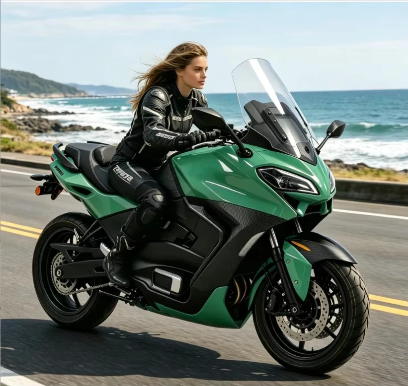 Mountain Specific High-power Electric Racing Motorcycle with 8000 Watt Power and Lithium Battery Electric Motorcycle