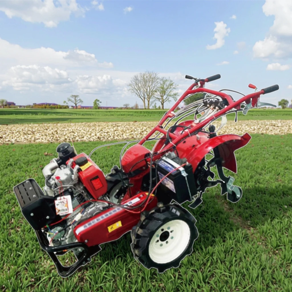 Hot Selling Diesel-Powered  Agricultural Plow Machine Small Cultivating Tiller and Microcultivator for Plowing Micro Cultivator