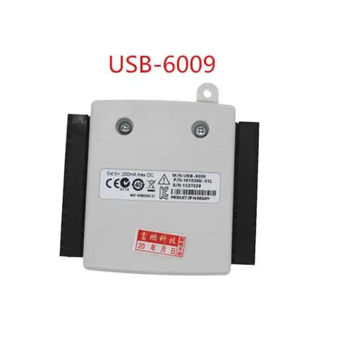 USB-6009 779026-01 Multifunction DAQ data acquisition card 14-bit 48 kS / s 8 analog inputs 2 analog outputs