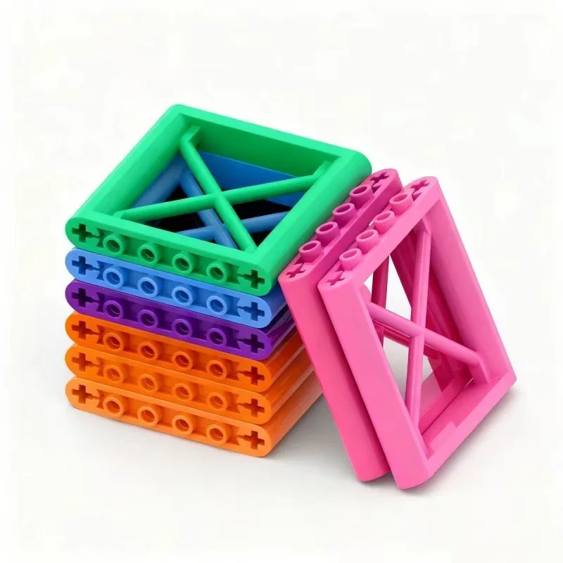 Building Block Plastic 1x6x5 Pillar Frame Brick Stacking Blocks Parts 1196 Compatible with LEGO 64448