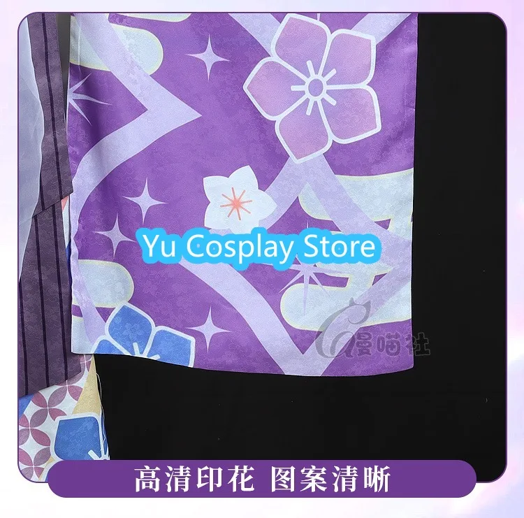 Akemi Homura Cosplay Costume Anime Puella Magi Madoka Magica Cosplay Kimono Dress Party Suit Halloween Uniforms Custom Made image 5