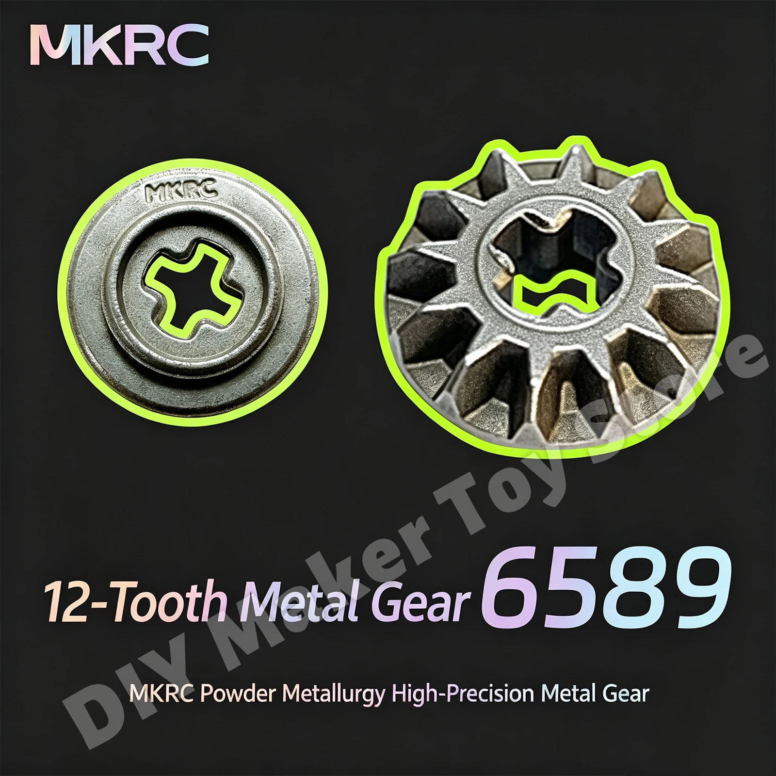 5/20PCS MKRC Full Metal 12-tooth Bevel Gear Building Blocks Technology Parts 6589 for Robot/Car Modification Competition Replace
