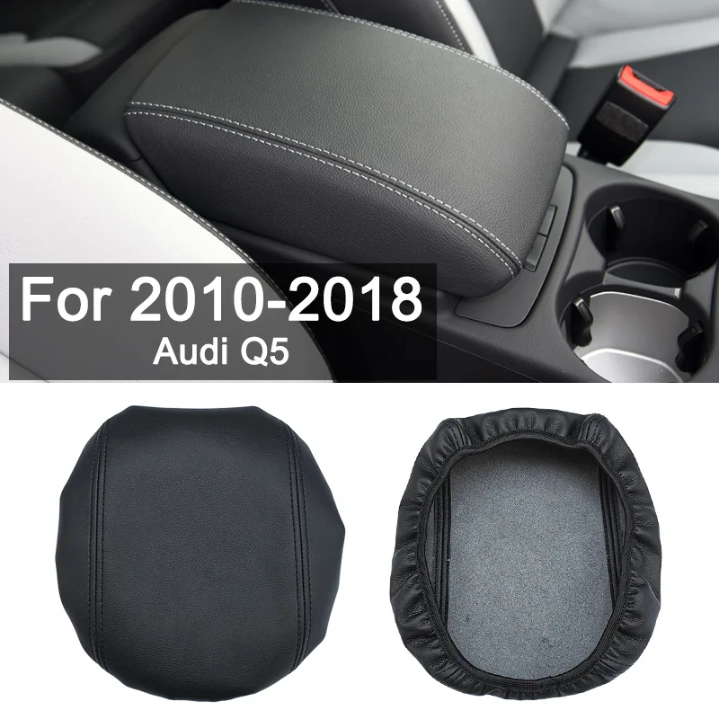 

Protective Leather Armrest Lid Cover for Audi Q5 2010-2018 - Soft Wear-Resistant Armrest Box Sleeve, Practical Car Interior