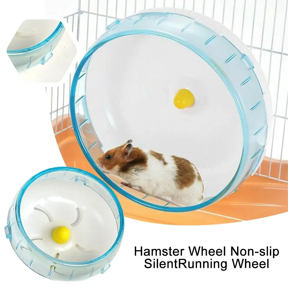 12-21.5cm Hamster Running Disc Toy Silent Small Pet Accessories Wheel Wear-resistant Rotating Waterproof Sports Cage And Ha B6I9