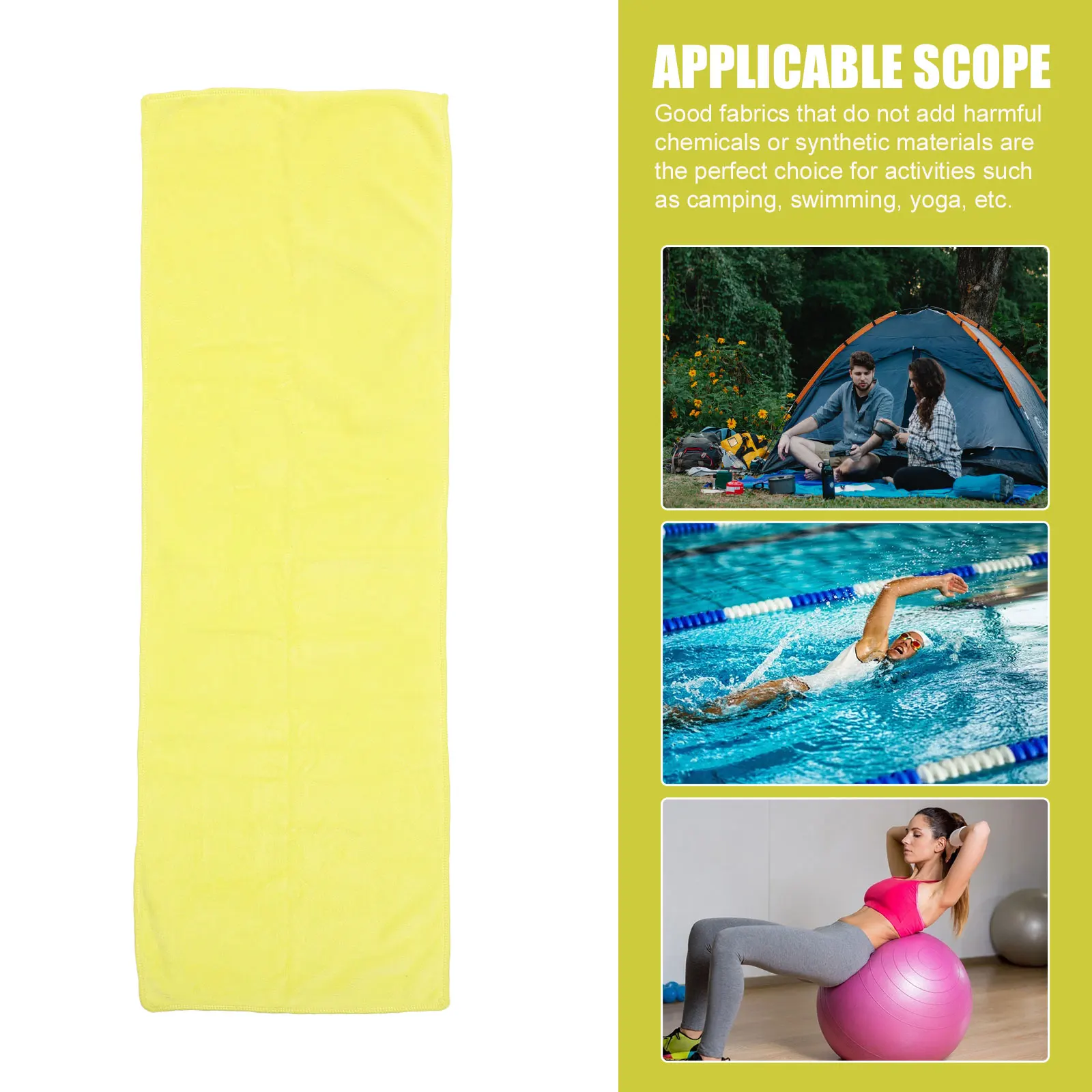 

Microfiber Sports Cooling Towel Dry Sweat Towel for Gym Running Hiking Camping Yoga Golf Absorbent