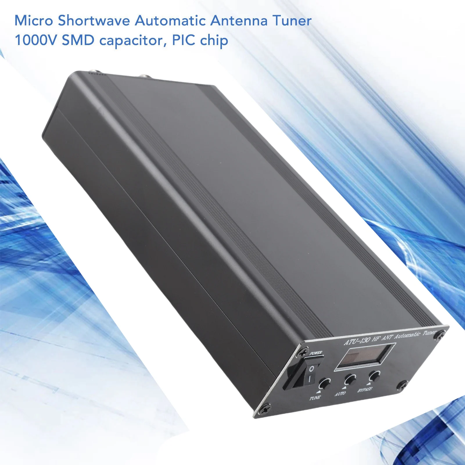 Shortwave Automatic Antenna Tuner Automatic Antenna Tuner Chip 1.8-50MHz  200W DC 10-15V Suitable for most UHF interfaces