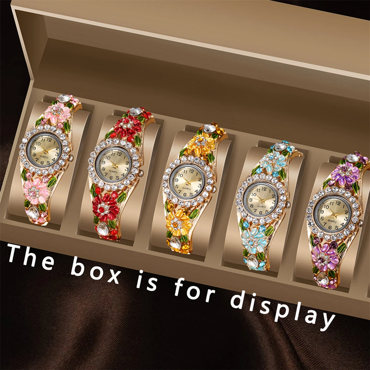 Exquisite women\'s bracelet watch set, 5 pieces/set women\'s watch combination, the best gift for her