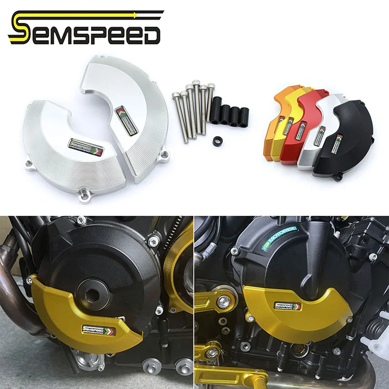 

SEMSPEED CNC Aluminum Engine Protection Cover‌ For KTM Duke 790 CFMOTO Naked Bike 800NK 800MT Lower Engine Cover‌